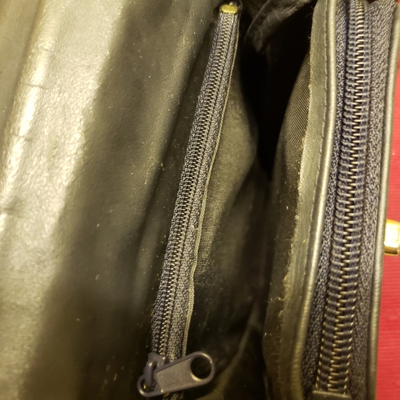 Vtg Michael Stevens Leather Purse/Bag Organizer - Picture 7 of 10